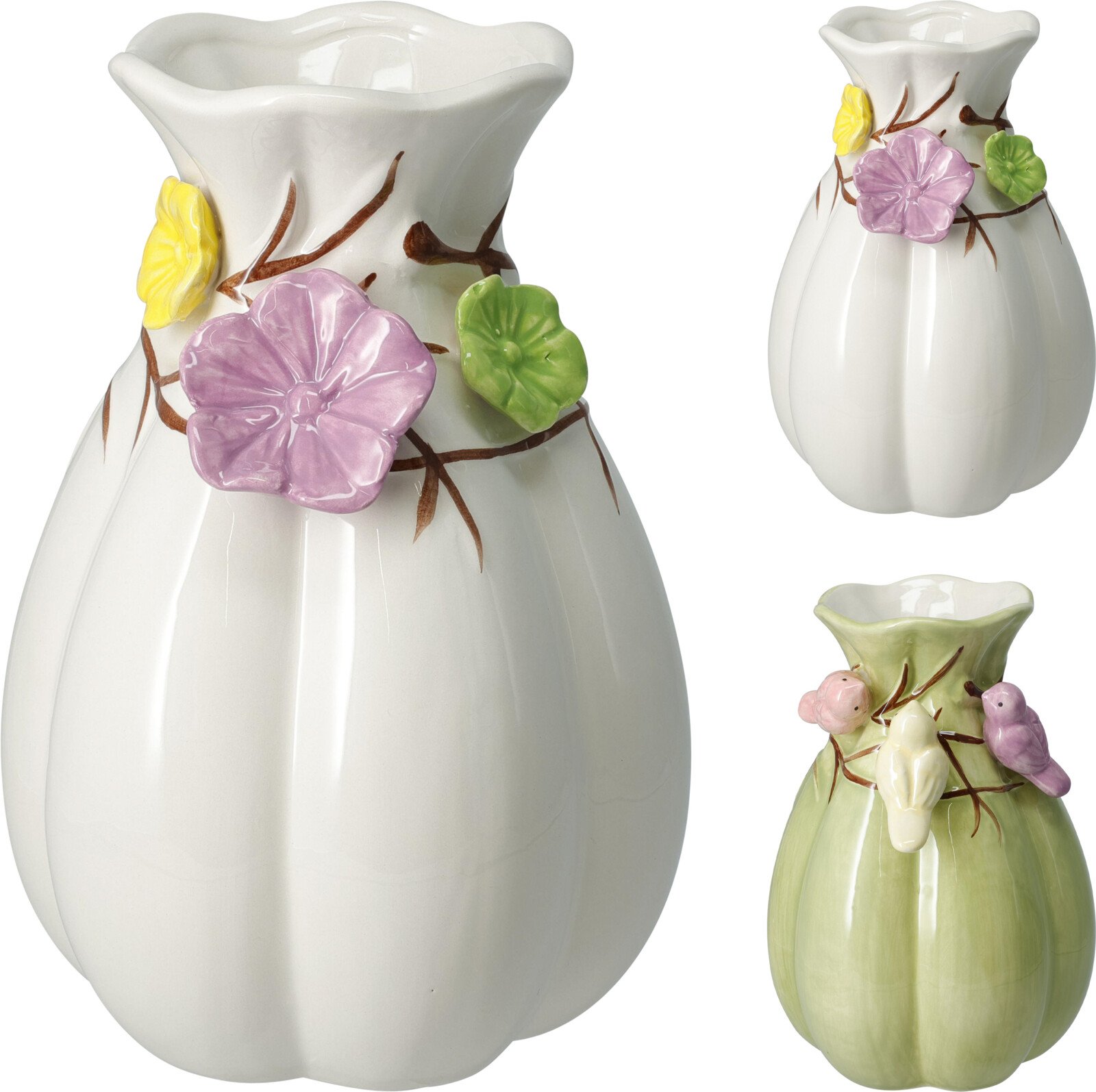 Vaza, 13,5 x 20 cm, 3D gelių dizaino, 2 skirtingų sp.