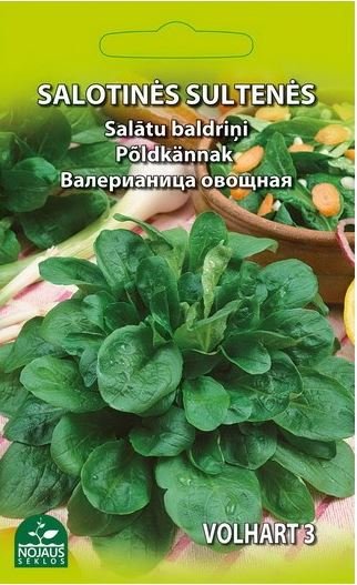 Sėklos daržovių, sultenės salotinės VOLHART 3, 3 g (02-07mėn)