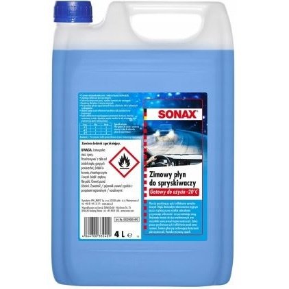 Žieminis langų apiplovimo skystis SONAX -20°C, 4L