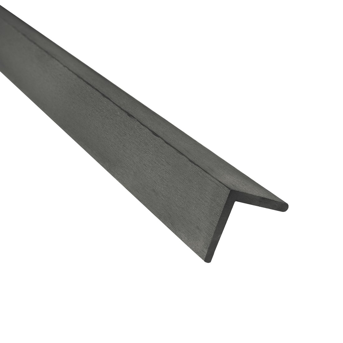 Medienos ir plastiko kompozito kampas apdailai WPC SY-50L50, Dark grey C04, 50x50x3000mm