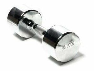 Hantelis TOORX MC, 6 kg, chromuotas