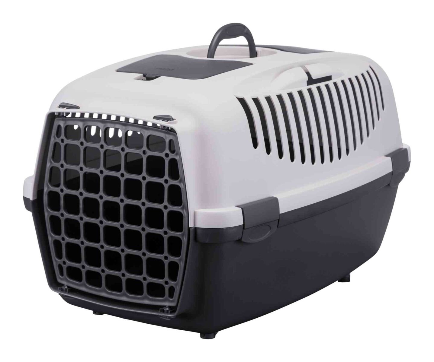 Transportavimo boksas TRIXIE Capri 3, 40x38x61 cm, S,  tamsiai pilka/šviesiai pilka
