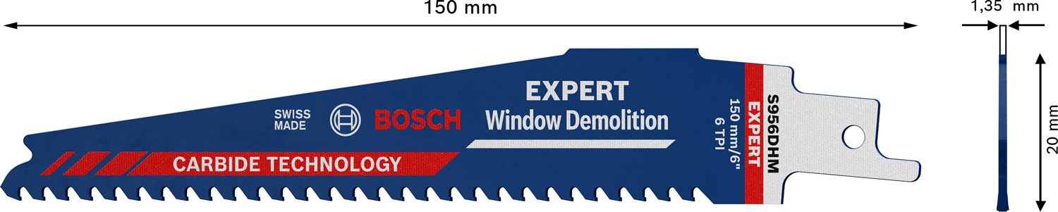 Tiesinio pjūklo pjūklelis BOSCH, S956DHM