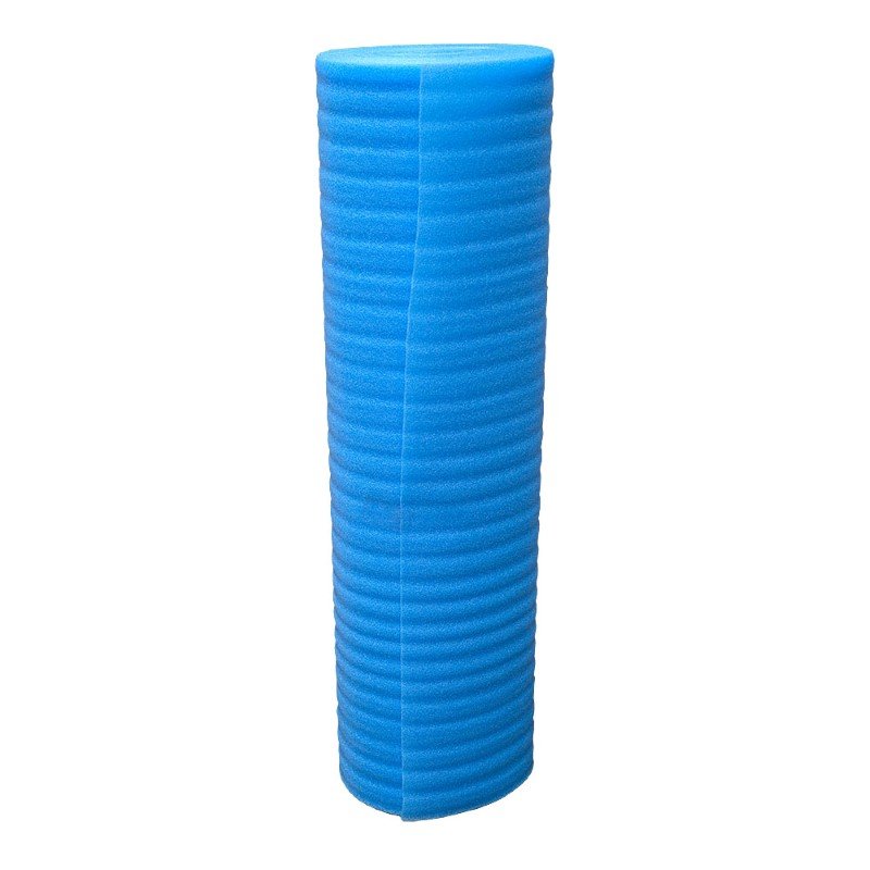 Paklotas PEPI Pepi, 2 mm storio, 1,3 x 25 m (32,5 m2/rul.), tankis 30 kg/m3, mėlynos spl.