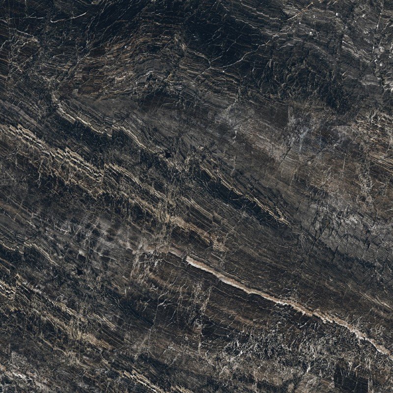 Akmens masės plytelės CRISTACER Elektra Black, 59,2 x 59,2 cm, 1,050 m2/dėž., glazūruotos, rektifikuotos, spalva juoda