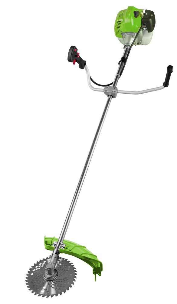 Benzininė krūmapjovė HERVIN GARDEN ZLPB1500W2, variklis 51,7 cm³, EURO V, 1,45 kW, pjovimo plotis 44 cm, svoris 8,5 kg