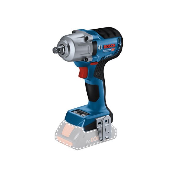Akumuliatorinis veržliasukis BOSCH Professional GDS 18V-450 HC, SOLO, 18 V, sukimo momentas 250-330-450 Nm, 1/2" griebtuvas, be akumuliatoriaus ir kroviklio, 06019K4000