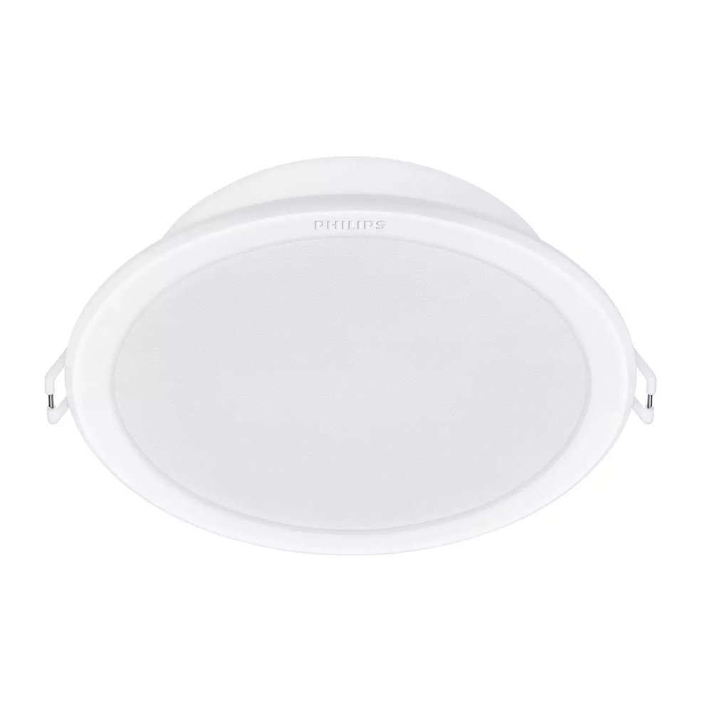 Montuojamas šviestuvas panelė PHILIPS Meson, įleidžiama, LED 6 W, 4000 K, 550 lm, apvali, baltos sp., 95 mm skersmens