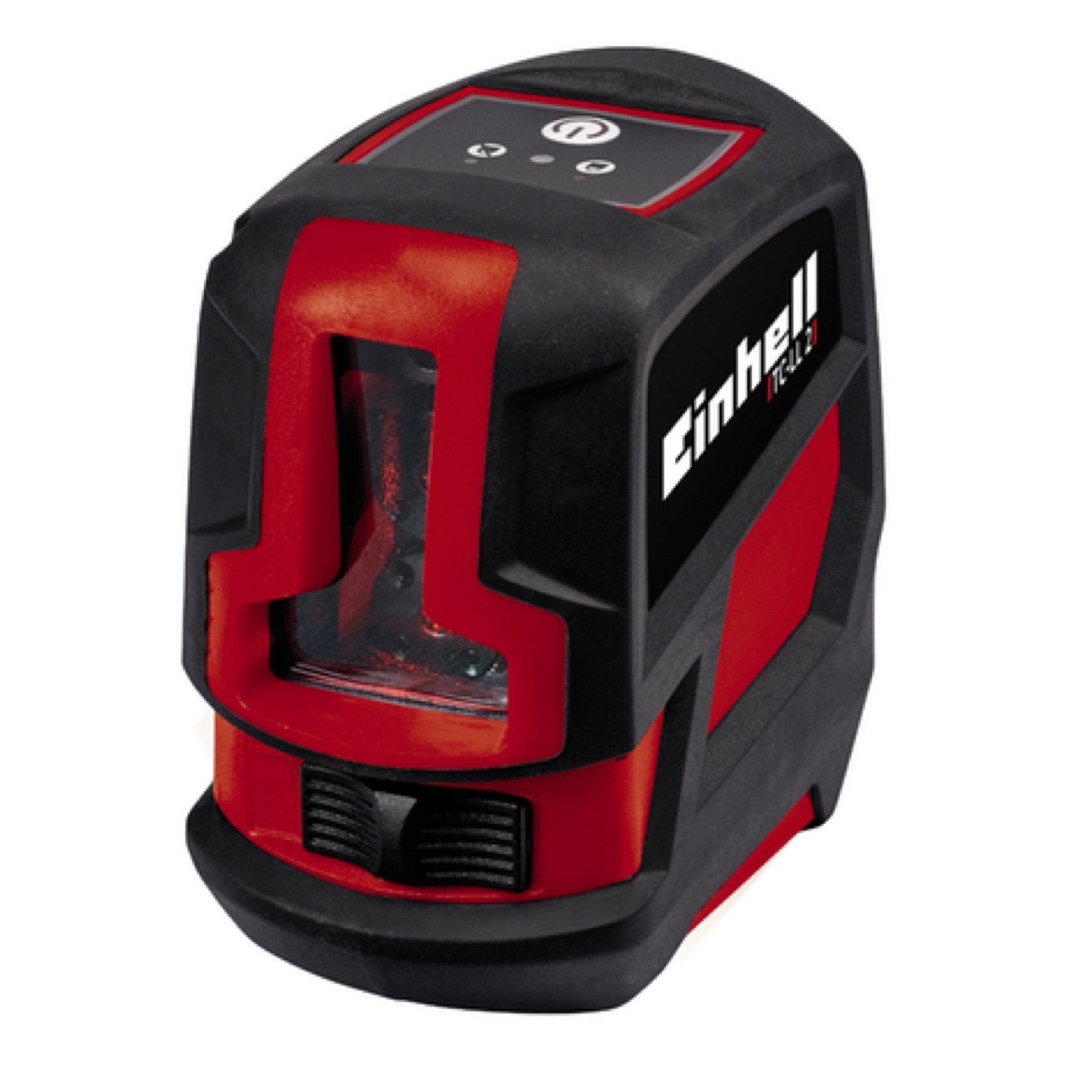 Kryžminių linijų lazeris EINHELL TC-LL 2, darbinis diapazonas 8 m, paklaida 0,5 mm/m.