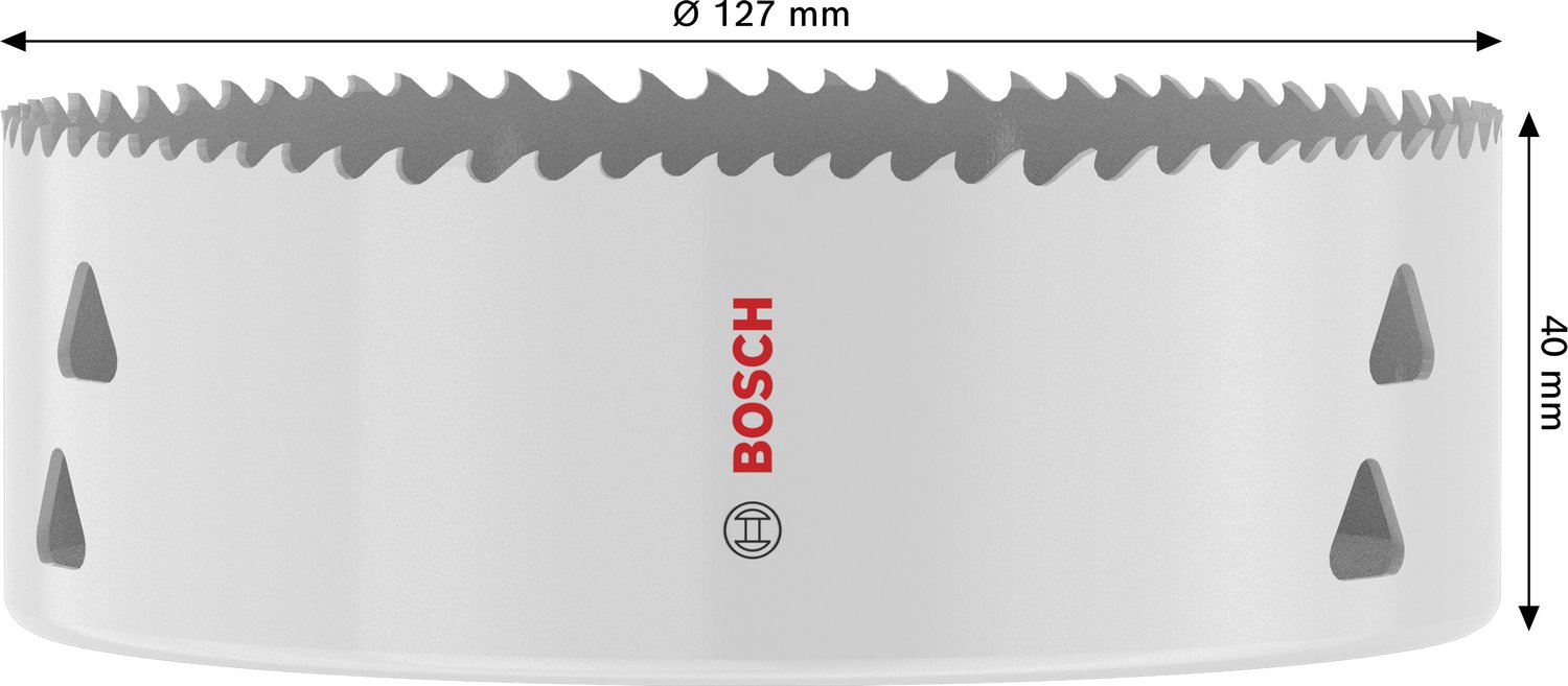 Bimetalinė gręžimo karūna BOSCH, 127 mm