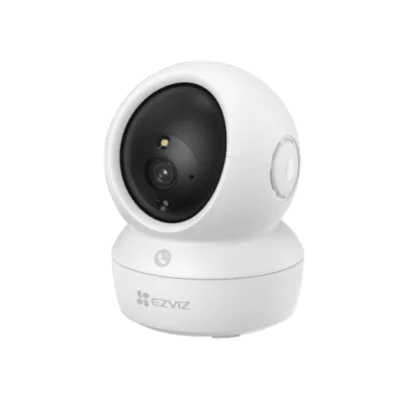 Išmanioji vidaus kamera EZVIZ Cs-H6C, objektyvas 4.0 mm, raiška 2MP (1920x1080), Wi-Fi, SD lustas, IP20, baltos sp.