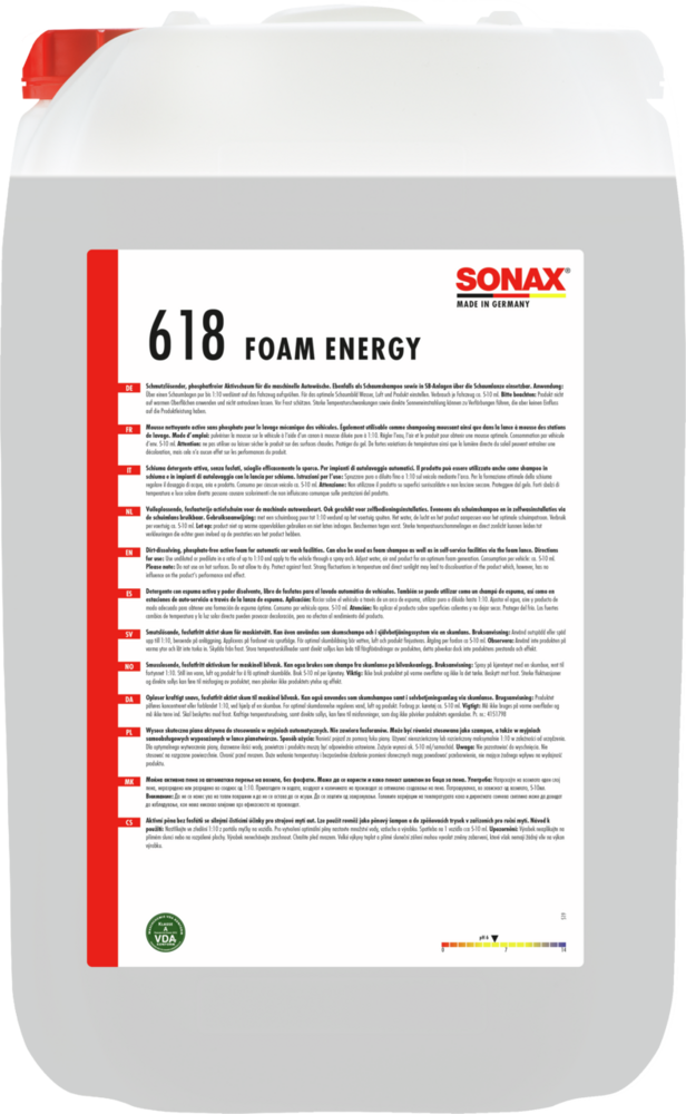 Aktyvios putos SONAX "Foam energy", 25 L