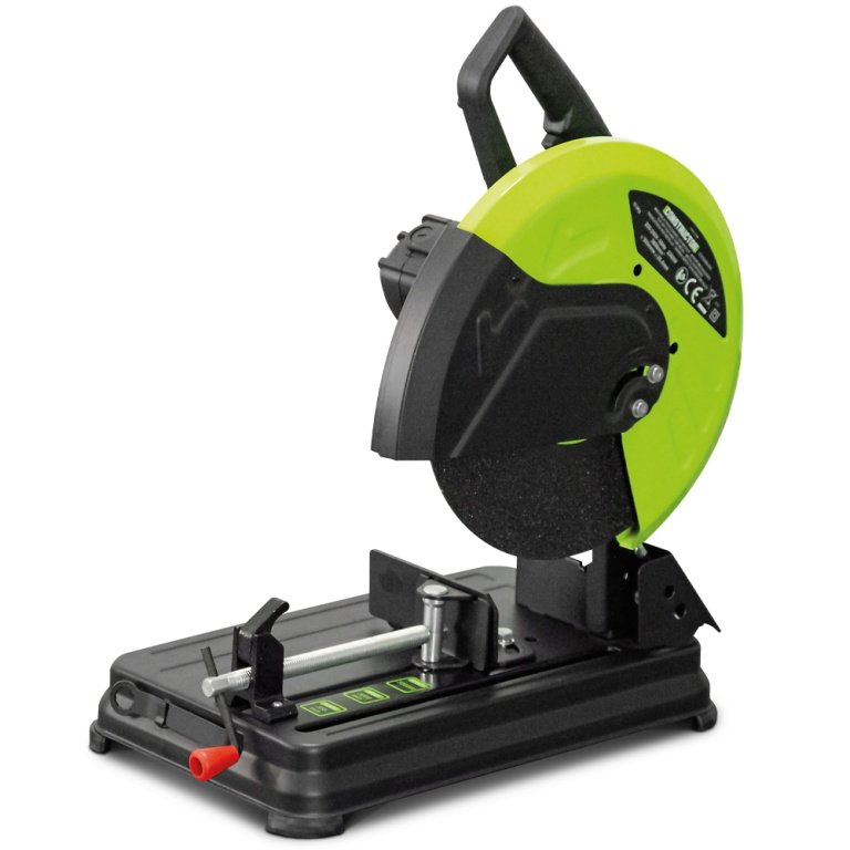 Elektrinis metalo pjovimo pjūklas CONSTRUCTOR, maks. galia 2300 W, disko diametras 355 mm, pjauna 115 mm vamzdį arba kvadratą 10x10 cm