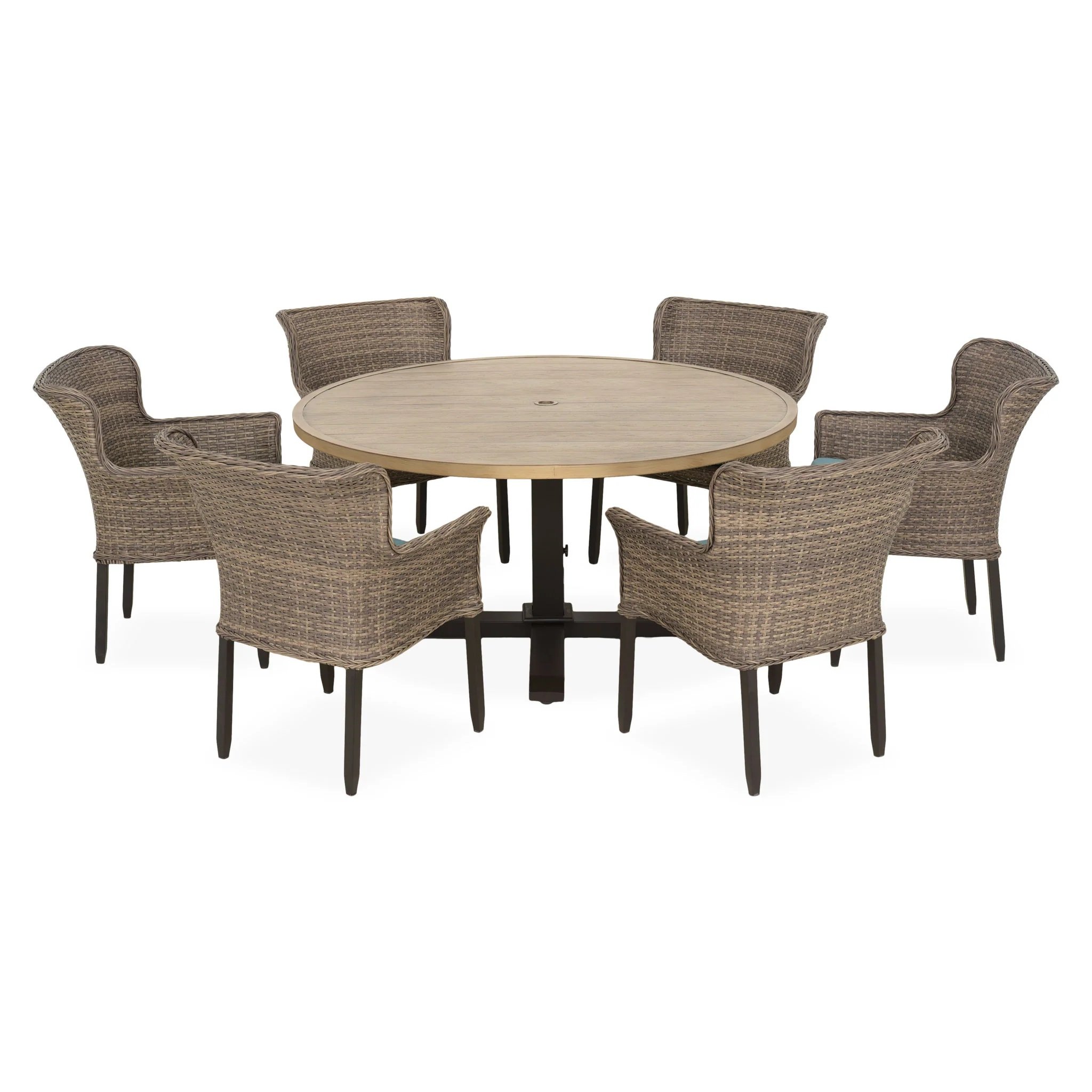 Sodo baldų komplektas NOVELLY HOME, 6 foteliai, stalas, Turin YH-452