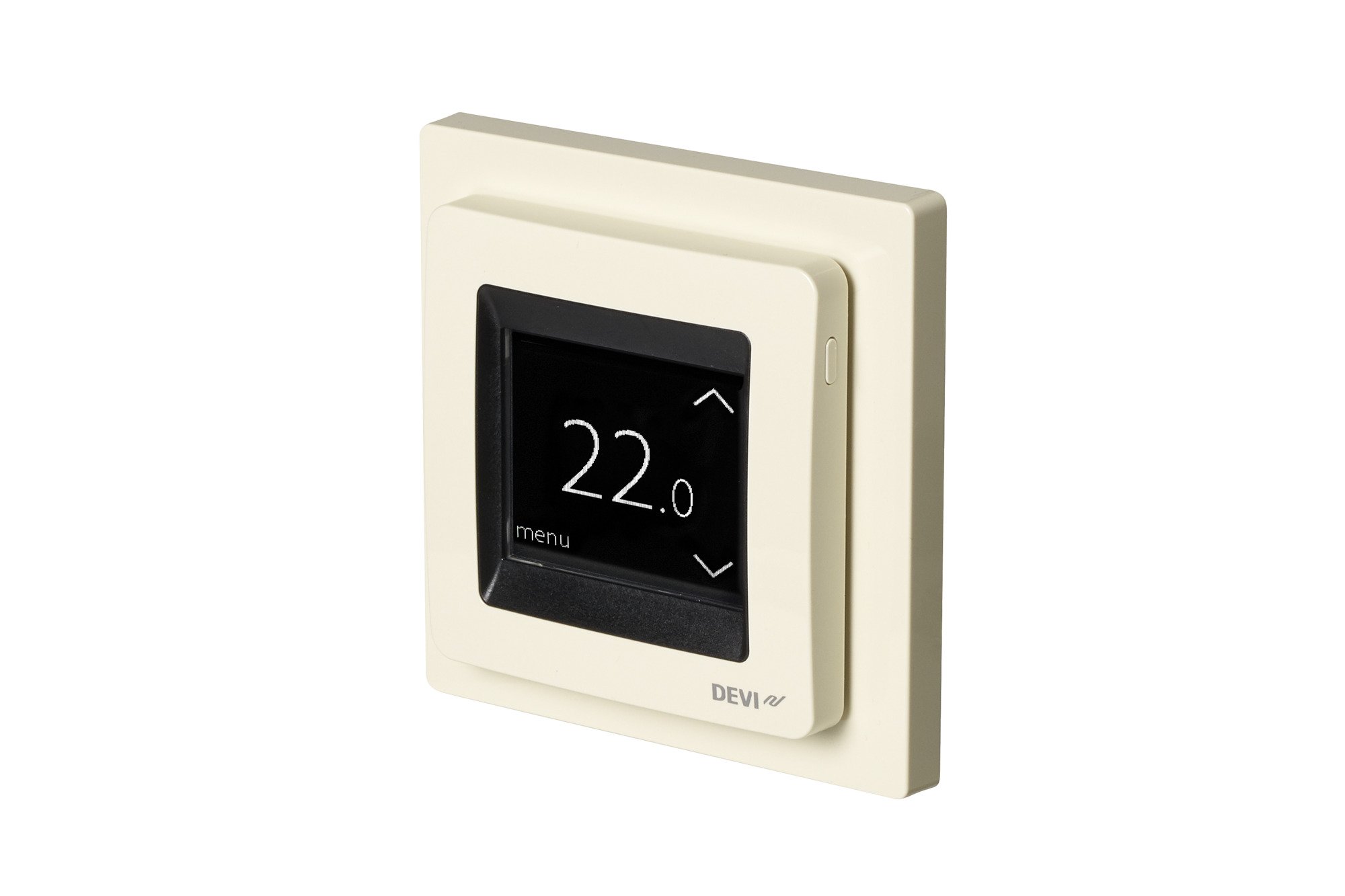 Termostatas DEVIreg™ Touch dramblio kaulo, +5...+45 °C, grindų+patalpos jutiklis, 16 A, 140f1078