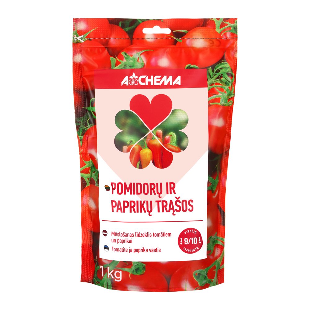 Trąšos pomidorams ir paprikai AGROCHEMA, 1 kg