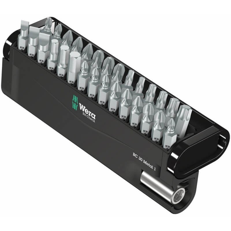 Sukimo antgalių rinkinys WERA, 30 Metal 1