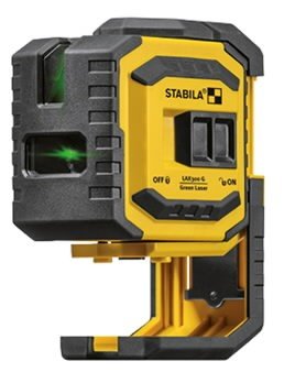 Kryžminis lazerinis nivelyras STABILA LAX 300, žalias