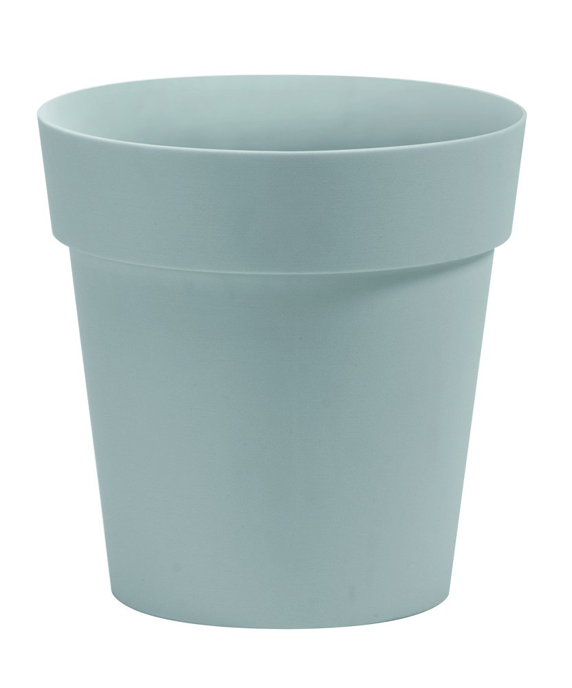 Plastikinis vazonas NICOLI Arke, pilkos sp., 26 x 26 cm.