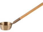 Pirties samtis RENTO CHAMPAGNE, aliuminis / mediena, talpa 0,3 l, 48 x 9 cm