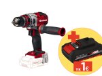 Akumuliatorinis gręžtuvas EINHELL TE-CD 18, Solo, 18 V, Li-ion, be akumuliatoriaus ir kroviklio