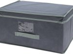 Sulankstoma daiktadėžė, tamsiai pilkos sp., 44 x 33 x 22 cm