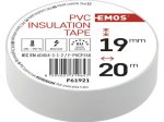 Elektroizoliacinė juosta EMOS, PVC 0,13x19mm (20m), balta