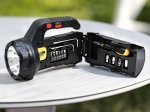 LED žibintuvėlis ENTAC EN-1945, 10 W, 260 lm, IPX4, įkraunamas su USB-C, su įrankių rinkiniu