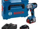Akumuliatorinis veržliasukis BOSCH Professional GDS 18V-450 HC, 18 V, komplekte 2 x 5,0 Ah akumuliatoriai ir kroviklis, lagaminas, 06019K4003