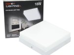 LED šviestuvas TOPE Tora, 18W, 3000K, 1265 lm, IP40, virštinkinis, kvadratinis, baltos sp., matmenys 180 x 180 x 55 mm, 6004000053