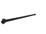 Lankstas DOMAX, ZAP 600, 600x4 mm, juoda sp., 7964