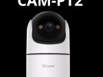 Išmanioji vidaus kamera SONOFF CAM-PT2, Wi-Fi, 340 laipsnių horizontaliai ir 180 laipsnių vertikaliai, Full HD 1080P raiška