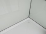 Dušo kabina COMBO MIRACLE RL-A02, 80 x 120 x 200 cm, stačiakampė, skaidrus grūdintas stiklas 4 mm, durų grūd. stik. 5 mm, akril. pad. 15 cm