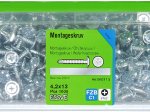Montavimo sraigtai ESSVE, 4,2 x 13 mm, su grąžteliu, cinkuoti, 1000 vnt.