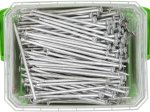 Stogo sraigtai ESSVE, 4,8 x 110 mm, sidabro ruspertas, 500 vnt.