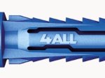 Universalus kaištis RAWLPLUG 4ALL, 12 x 60 mm su medraigčiu šešiakampe galva, 4 vnt.