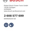 Grąžtas medienai BOSCH PRO, šešiakampiu tvirtinimu, 2 mm x 62 mm