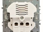 Kištukinis lizdas TOPE Bora, 1 vietos + USB-A + USB-C, įleidžiamas, juodo ssp., su įžeminimu, 500900037
