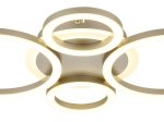 Pakabinamas LED šviestuvas GLOBO Loretta, 40W, 230V, 3000-6500K, 2646lm, šampano spalvos, atminties funkcija, 530 x 355 x 61 mm, 48039-40CO