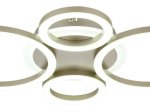 Pakabinamas LED šviestuvas GLOBO Loretta, 40W, 230V, 3000-6500K, 2646lm, šampano spalvos, atminties funkcija, 530 x 355 x 61 mm, 48039-40CO