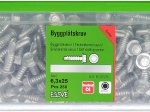 Statybinių lakštų sraigtai ESSVE, 6,3 x 25 mm, CorrSeal padengimas, 250 vnt.