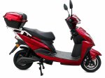 Elektrinis motoroleris EKOMOTO Z1000, raudonas, 20 Ah švino baterija