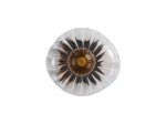 Pakabinamas šviestuvas SEARCHLIGHT Sunbeam, G9, 1 x 7W, 230V, skaidrus ir gintarinis raukšlėtas stiklas, 135 x 135 x 127 mm, 24122-1BK