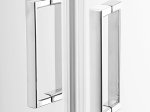 Dušo kabina HARMONY Ethereal Square Har-0031, 80 x 80 x 201 cm, kvadratinė, skaidrus stiklas 5 mm, su žemu padėklu, sifonu