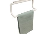 Rankšluosčių kabykla SEPIO, pakabinama ant stalčiaus/durų, baltos spl.