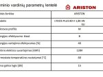 Elektrinis vandens šildytuvas ARISTON Lydos Plus, 80L, vertikalus