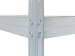 Sandėliavimo lentyna AR SHELVING Garage Series Rivet L, metalinė, 4 lentynos, 180 x 150 x 45 cm