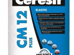 Plytelių klijai CERESIT CM12 ELASTIC PLUS, C2 TE, vidaus ir išorės darbams, 25 kg
