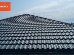 Profiliuota čerpinė skarda MODERNO HANBUD, matmenys 0,47 x 1210 x 720 mm, 1 vnt. - 0,8712 m2., grafito spalva, RAL7016,