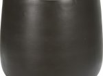 Lauko vazonas, juodos sp.,  20 x 20 x 18,5 cm.